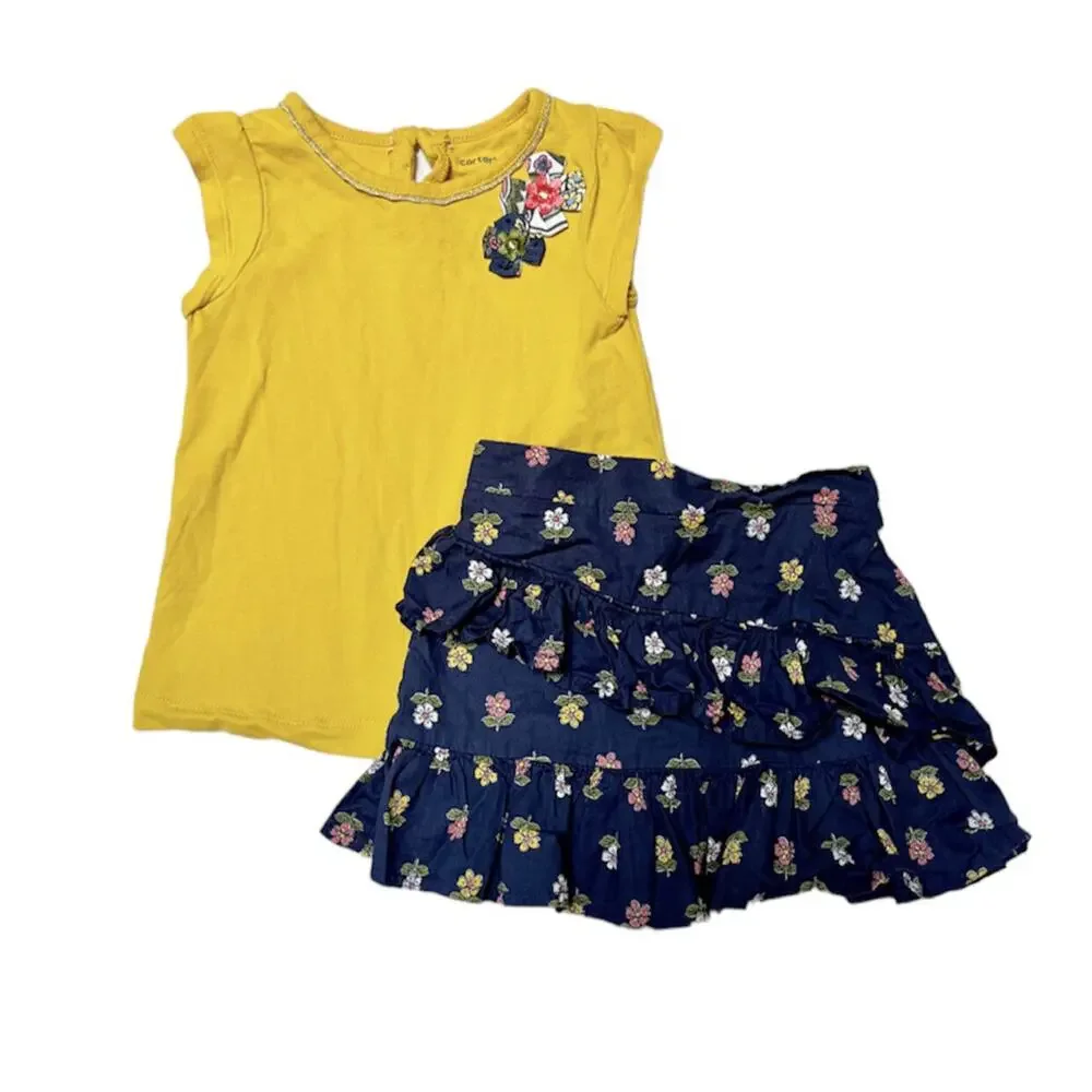 Carter's Two Piece Skort Outfit Size 2T